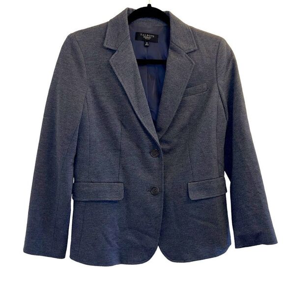 Talbots Gray Blazer || 6P - Picture 1 of 4